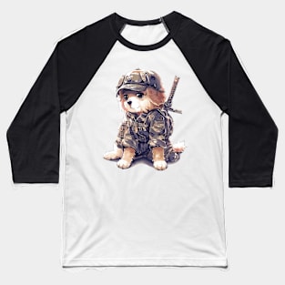 Military labrador retriever puppy Baseball T-Shirt